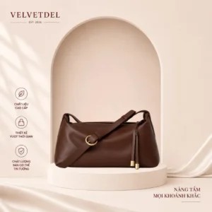 Túi Xách Da Nữ Thanh Lịch Công Sở Velvetdel D001