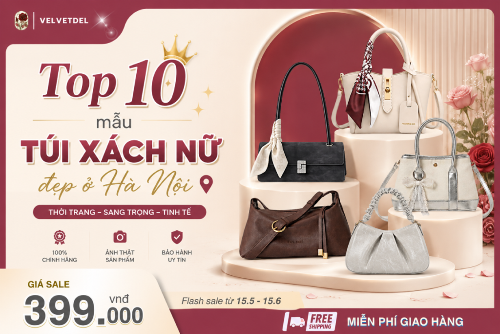 Top 10 mẫu túi xách nữ đẹp ở Hà Nội dành cho dân công sở