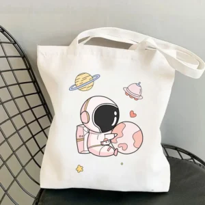 Top Túi Tote Cute Đáng Mua Nhất Dành Cho Học Sinh, Sinh Viên 4 Túi tote cute có khóa kéo