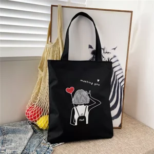 Top Túi Tote Cute Đáng Mua Nhất Dành Cho Học Sinh, Sinh Viên 3 Túi tote cute phong cách Hàn Quốc