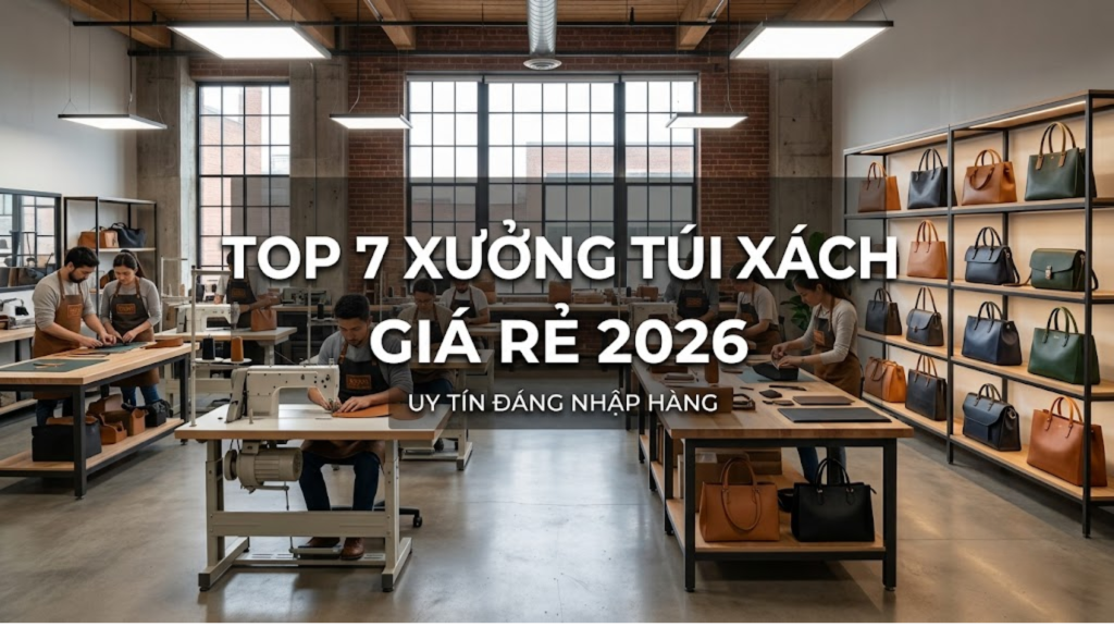 Top 7 Xưởng Túi Xách Giá Rẻ Uy Tín Đáng Nhập Hàng 2026