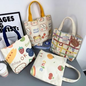 Túi tote cute họa tiết hoạt hình