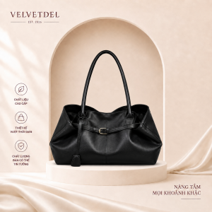 Túi Xách Da Nữ Basic Hiện Đại Velvetdel D019